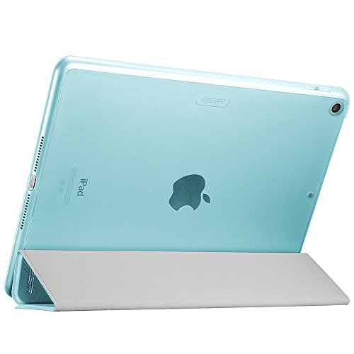 Neues iPad 2017 iPad 9.7 Zoll Hülle, ESR® Yippee Bildserie Cover Auto aufwachen / Schlaf Funktion Smart Case Wickelfalz Ledertasche mit Lichtdurchlässig Rückseite Abdeckung Schutzhülle für Neue iPad 9.7 2017 (Blau) - 3