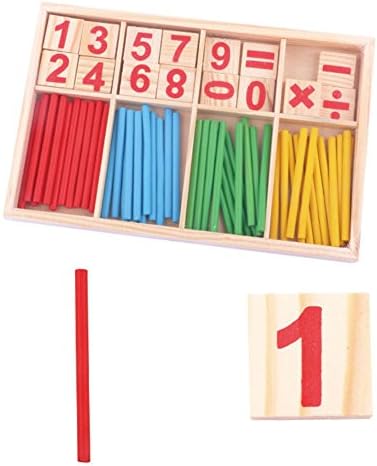 yipinco7285 Pre-School Wooden Mathematical Toys for Children Intelligence Early Learning Counting Intelligence