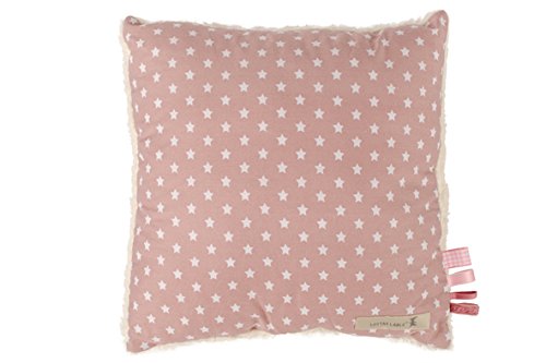 Preisvergleich Produktbild LOTTAS LABLE 17200-59 Kuschelkissen Deko Star rose 40x40 cm