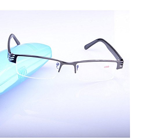 Preisvergleich Produktbild Distinct® Unisex Lesebrille Beschichtung Metall Halbrand Lesebrille (+2,5)