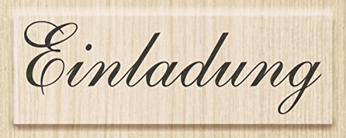 KnorrPrandell 1800060 – Stempel – Einladung, 6.5 x 2 cm - 2