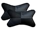 Auto Pearl- Premium Make Black Grey Chess Designer Car Neck Cushion/Neck Pillow For All Cars RS.249.00
