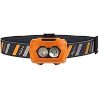 Lampada da Testa, Aglaia Torcia Frontale LED Luce da Testa o Casco 3 Modalità Fissa Flash Impermeabile IPX4 Lampada Testa Orientabile, 3 AAA Batteria Incluso