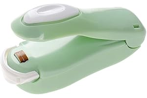 MIAWPAY Mini Bag Sealer Handheld Heat Vacuum Sealers Bag Resealer Sealer, Mini Sealing Machine for Chip Bags, Food Saver Storage Bags, Snack, Cereal Bags and Thick Plastic Bags (Green)