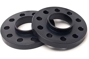 H&R Set des espaceurs de roues Système-DR 28mm par essieu - Cartouche de boulon 5x114,3 - Moyeu 66,0mm - Taille de boulon M12x1,5 - compatible avec Alpine/Renault/Dacia - Noir