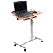 Produktbild Notebooktisch Laptoptisch Pflegetisch Tisch Beistelltisch Esstisch Betttisch Rolle mit Bremse höhenverstellbar neigbar