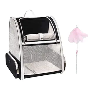 RAYMACE Pet Carrier Backpack for Cats and Small Dogs, Fully Ventilated Mesh Dog Hiking Backpack, Four Colors Optional