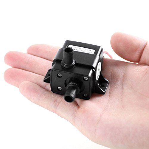 TSSS Brushless Mini Wasserpumpe 240L/H 4.8W Submersible Amphibisch Aquarium Gartenteich Fall Fisch Behälter Wasser Brunnen Unterhaltung- H-Max (Hubhöhe): 0-3m. - 4