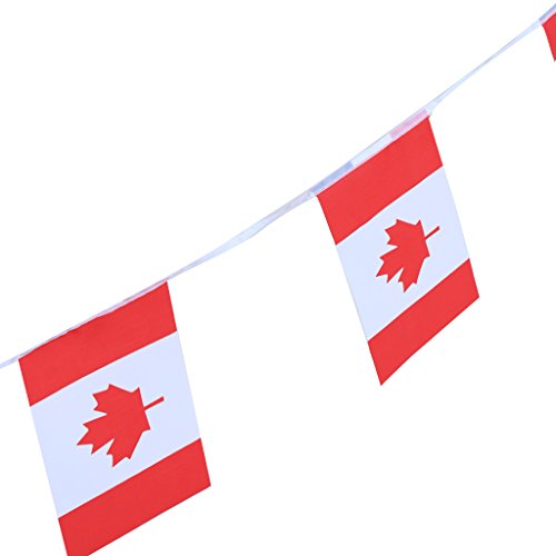 MagiDeal 10m Canadian Country Flag String Bunting Banner Garland Outdoor Garden Decor Pack of 30Pcs reviews MagiDeal 10m Canadian Country Flag String Bunting Banner Garland Outdoor Garden Decor Pack of 30Pcs