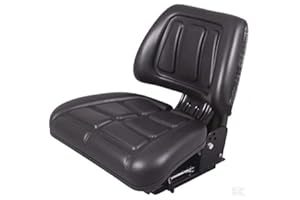 Sedile trattore in PVC sospensione meccanica 580x490 mm GOPART