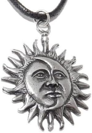 Sun and Moon Eclipse Necklace (Interesting Times Pendant)