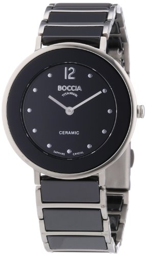 Boccia Damen-Armbanduhr Analog Quarz Keramik 3209-03 Boccia Damen-Armbanduhr Analog Quarz Keramik 3209-03