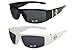 Produktbild X-CRUZE 2er Pack Choppers 6608 X03 Sonnenbrillen Unisex Herren Damen Männer Frauen Brille - 1x Modell 01 (schwarz glänzend/schwarz getönt) und 1x Modell 07 (weiß glänzend/schwarz getönt)