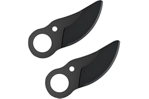 Kebtek Cuchilla de repuesto para tijeras de podar eléctricas KT940, SK5 de acero de alto carbono con revestimiento de teflón, diámetro máximo de corte 40 mm (2 paquetes Upper Blade)