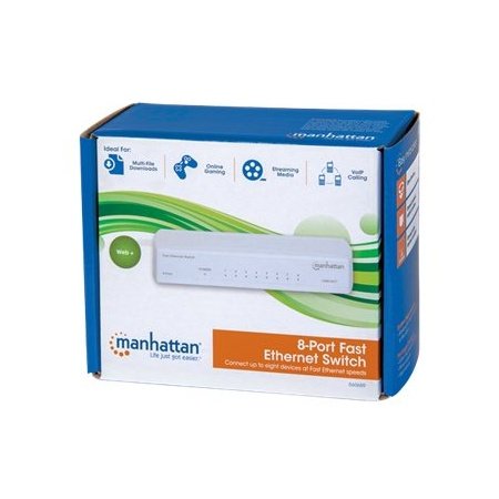 Preisvergleich Produktbild Manhattan 8-Port Fast Ethernet Switch