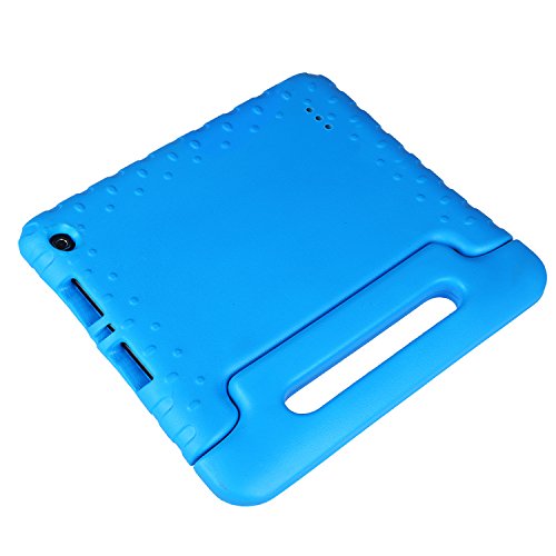 NEWSTYLE Fire 7 2015 Kindergerechte Hülle EVA Case Fallschutz mit umwandelbarer Handgriff Superleichte Stoßfeste Schutzhülle Tasche Cover für Amazon Fire 7 Zoll Tablet (5. Generation – 2015 Modell) – Blau - 7
