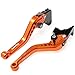 Produktbild FLYCAM Kupplung Bremshebe Motorrader Hebel Einstellbarer Aluminium CNC Kurzhebel fur YAMAHA FZ-10/MT-10 2016-2017 YAMAHA FJ-09/MT-09 Tracer 2015-2017 YAMAHA FZ-09/MT-09/SR 2015-2017 YAMAHA FZ-07/MT-07 2015-2017 PWL096