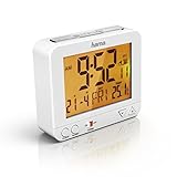 Hama RC550 Funk Wecker (sensorgesteuerte Nachtlichtfunktion,...