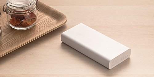 Xiaomi - Mi Powerbank 2C 20 000 mAh   Batterie externe blanche 2x sorties USB et charge rapide - quick charge 3 0