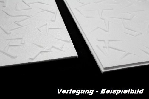 10 m2 Deckenplatten Styroporplatten Stuck Decke Dekor Platten 50x50cm, ZIMA - 4
