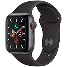 Apple Watch Series 5 (GPS + Cellular, 40mm) - Space Gray Aluminium Case with Black Sport Band