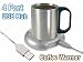 Produktbild SODIAL(R) Silberne elektrische Kaffee-Tasse + USB-Hub mit 4 Anschluessen