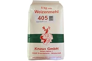 KNAUS GMBH Weizenmehl Type 405 Weizenmehl in Bäckerqualität (12,5 kg)