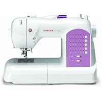 Singer Curvy 8763 - Máquina de coser electrónica, 30 puntadas, color blanco