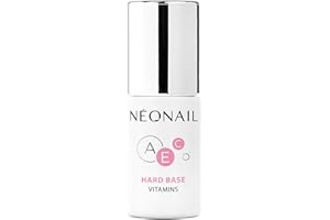 NÉONAIL NEONAIL Pintauñas Semipermanentes 7,2 ml Base Coat Semipermanente Hard Base Vitamins Esmaltes Semipermanentes Para Uñas Gel Uñas Manicura Base Esmalte Gel UV Led Laca De Uñas