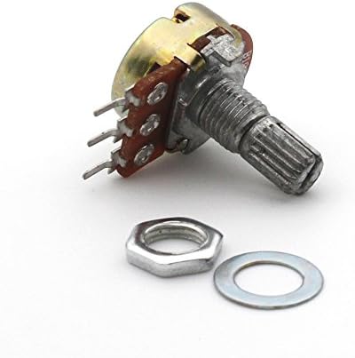 KeMiDr D0122 10pcs WH148 B1M 1M ohm Linear Potentiometer 15mm Shaft With Nuts And Washers Hot High Quality 3pin