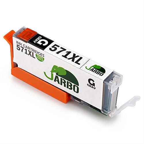 JARBO 6 Farbe Kompatibel PGI-570 XL CLI-571 XL Tintenpatronen Hohe Kapazität kompatibel mit PIXMA MG7700 MG7750 MG7751 MG7752 MG7753 TS8050 TS8051 TS8052 TS8053 TS9050 TS9055 (1 Grossen Schwarz,1 Klein Schwarz,1 Cyan,1 Magenta,1 Gelb,1 Grau) - 2
