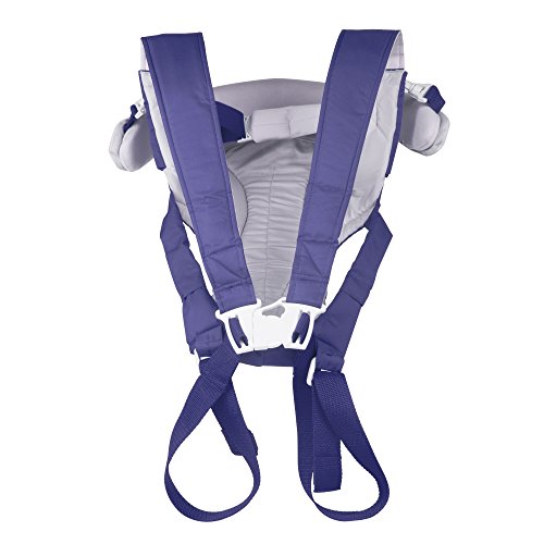 Youlanda 3 Positionen Babytrage als Bauchtrage, Baby Carrier, Rückentrage und Hüfttrage mit Kopfunterstützung für Neugeborene, Säugling und Kleinkinder - 8