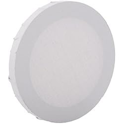 MagiDeal Paneles Estirados Redondos Lona para Dibujo Accesorios de Arte Pintura Tabla de Madera Blanco - 20cm