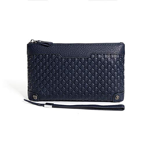Preisvergleich Produktbild AREDOVL Handtasche Handtasche Handschlaufe Handyhalter Geldbörse für Herren, Blau