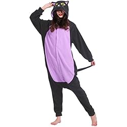 Pijama Gato De Medianoche, Onesie Modelo Animal Cosplay para Adulto entre 1,40 y 1,87 m Kugurumi Unisex