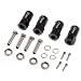 Produktbild Homyl 4 pcs 23mm Hex Koppler Reifen Erweiterte Adapter für Traxxas TRX-4 TRX4 1:10 RC-Raupenfahrzeug - Schwarz