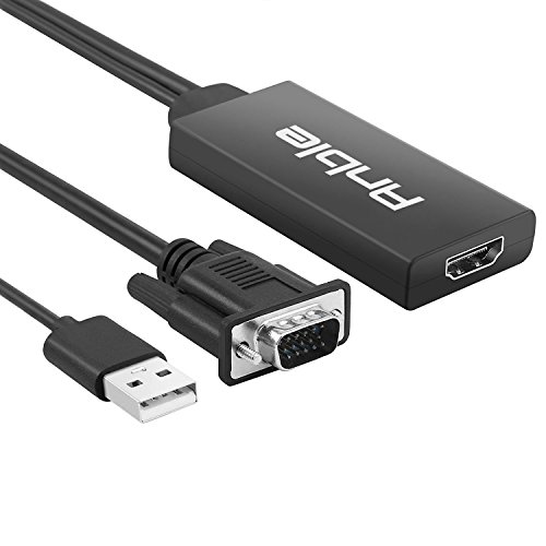 Anble VGA Adapter Konverter 1080p Video Auf HDMI Kabel Vom Desktop/ Laptop/ PC/ Notebook/ PC/ HD TV-box zu HDTV/ Monitor/ Projektor - 2