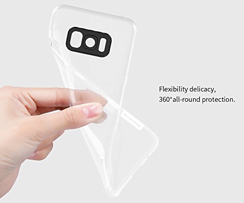Nillkin Nature - Carcasa protectora trasera de gel   TPU para Samsung Galaxy S8 - Transparente