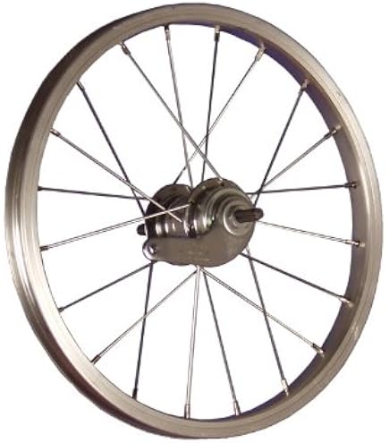 Roue Arrière De Vélo 16 X 1.75 Avec Pignon 16 Dents - Compatible Graziella, VTT, BMX, Ville - Aluminium Et Acier