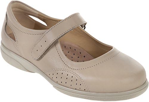 Cosyfeet Paradise Shoes - Extra Roomy (Eeeee+ Width Fitting) - Stone Leather - 5