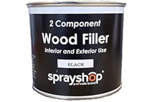Morrells 2-Part Coloured Wood Fillers for Interior & Exterior Use (Black)