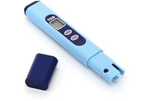 Mesee TDS Meter Digital Water Tester, Digital PH2 Water Quality Tester, PH Meter con display LCD, Tester professionale di qualità dell'acqua con alta precisione per acqua potabile, piscina, acquario