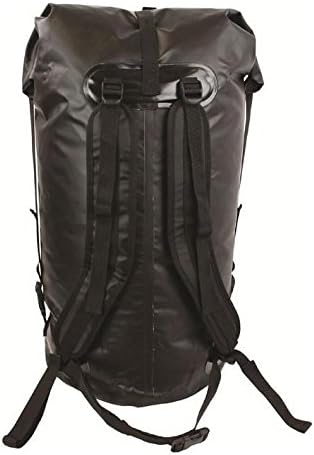 Highlander Travel Shoulder Rucksack Dry Waterproof Rucksack Duffle Bag Pack 70L Black