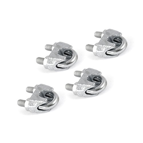 30m DRAHTSEIL SET 6mm 6×19+FC + 4 x SEILKLEMMEN 6mm DIN 741 + 2 x KAUSCHE 6mm verzinkt Stahlseil Forstseil Windenseil Seil Draht Stahl für Drahtseil Seilöse Seil mit Öse Drahtseilklemmen Drahtseil Drahtseilklemme Klemme Anschlagseil - 3
