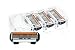 Dorco Pace 4 Replacement Cartridges – Razor Blades for Men - Common Docking System Compatible With Any Dorco Handle – Safe, Sensitive Men’s Shave - Lubrication Strip Included – 12 Count