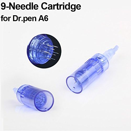 Dr. Pen Replacement Needle Heads with 9 Needles for Tool 6 (Face)