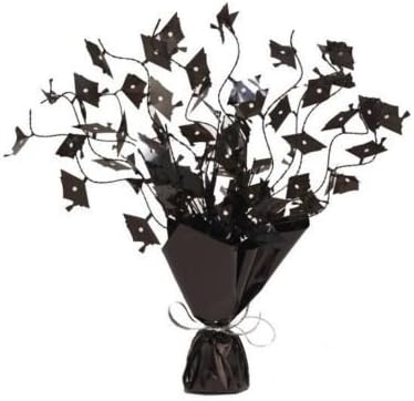 Sophisticate Grad Graduation Party Mortarboard Foil Spray Table Centrepiece Decoration