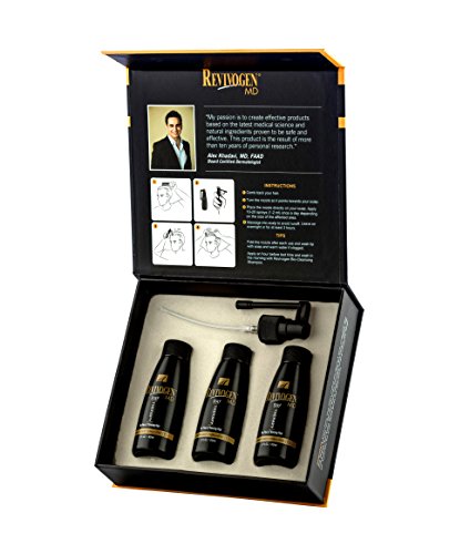 Revivogen MD cuero cabelludo Terapia. Solución de pérdida de cabello natural para fino y adelgazamiento del cabello.