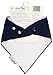 DribbleOns Bib - 0-24 Months, Navy Blue