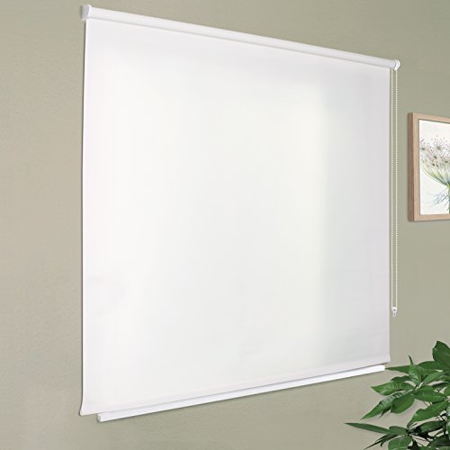 Restposten Sichtschutzrollo blickdicht – lichtdurchlässig / Weiß 140 x 230 cm (BxH) - 4